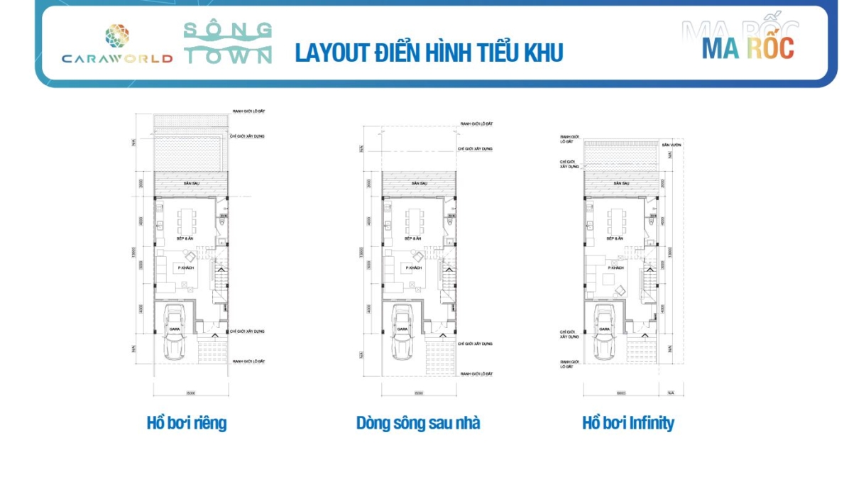 Layout điển hình tiểu khu Ma Rốc
