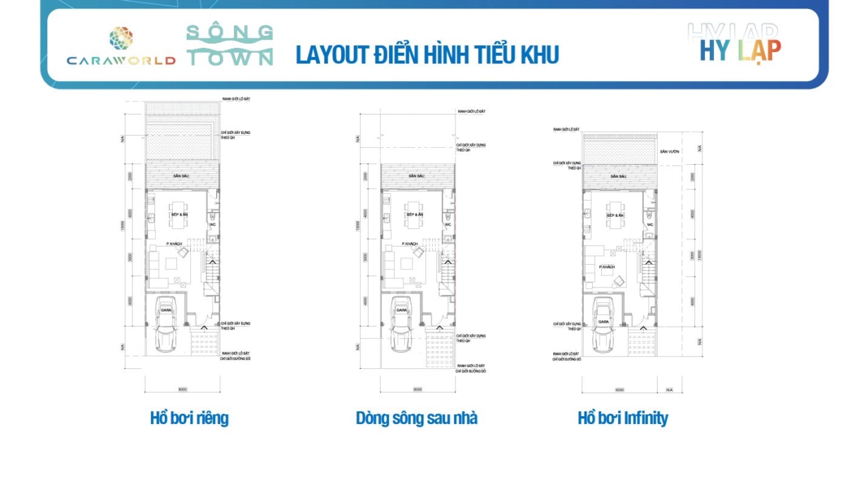 Layout điển hình tiểu khu Hy Lạp