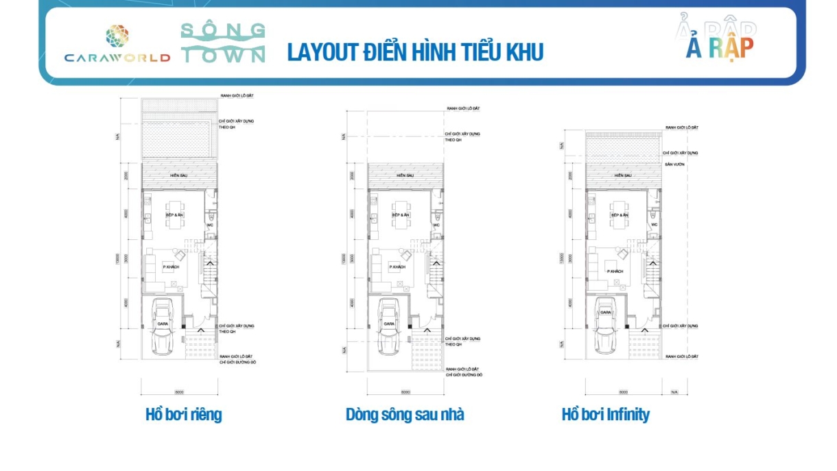 Layout điển hình tiểu khu Ả Rập
